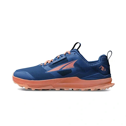 Altra Lone Peak 8 Womens Trail Running Shoe - Navy/Coral - Image 4