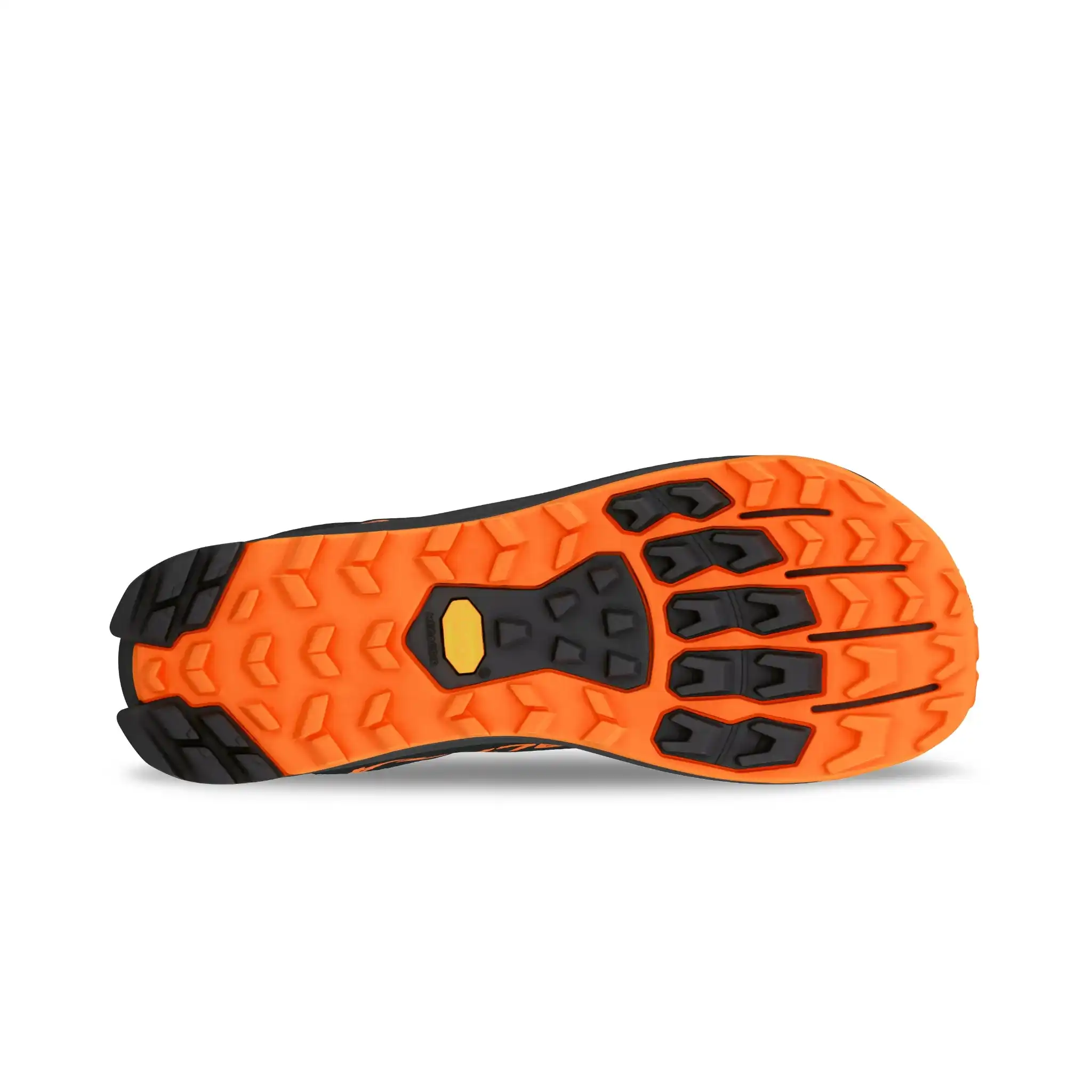 Altra Lone Peak 9+ Mens Trail Running Shoe - Black/Orange - Image 2