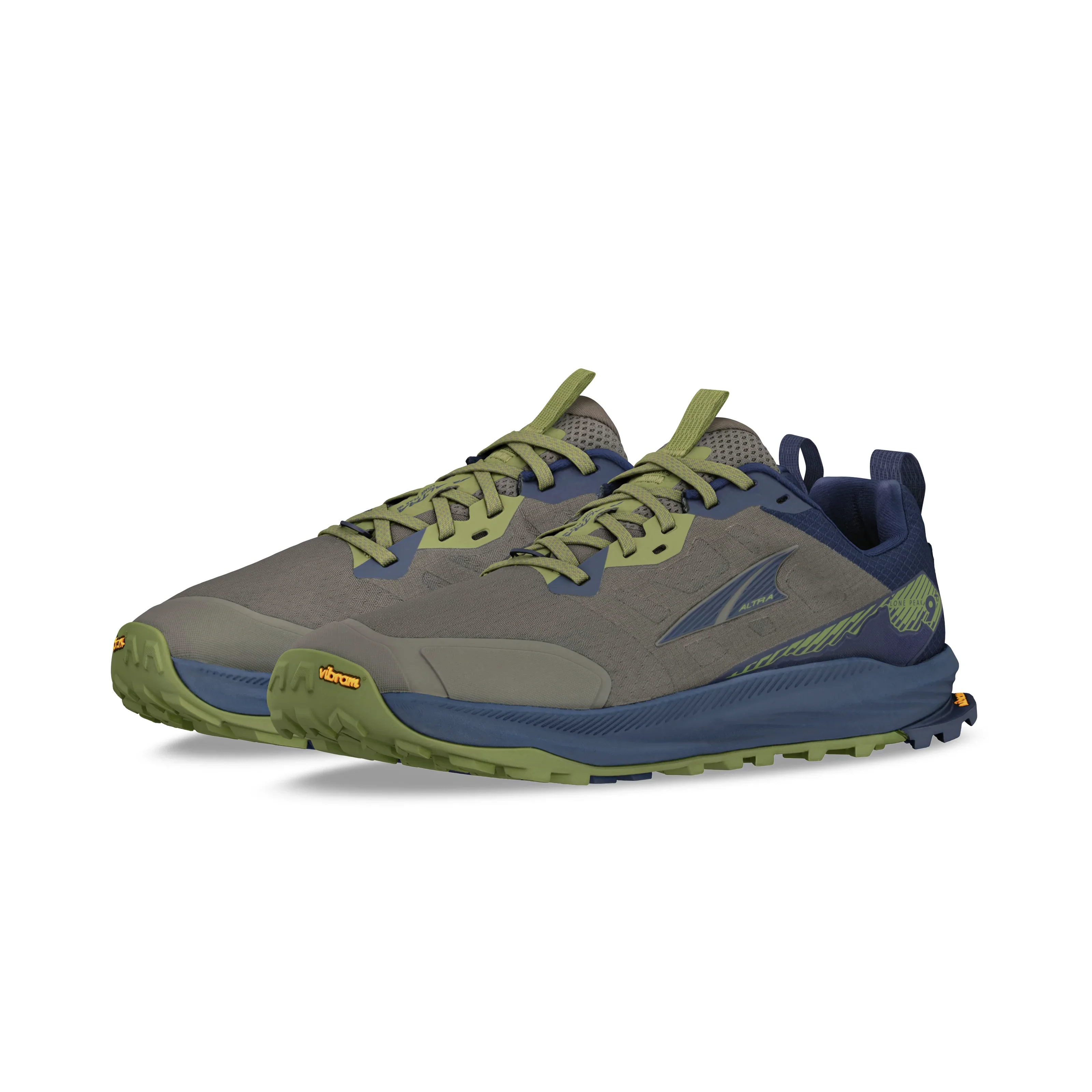 Altra Lone Peak 9+ Mens Trail Running Shoe - Dusty Olive - Image 5