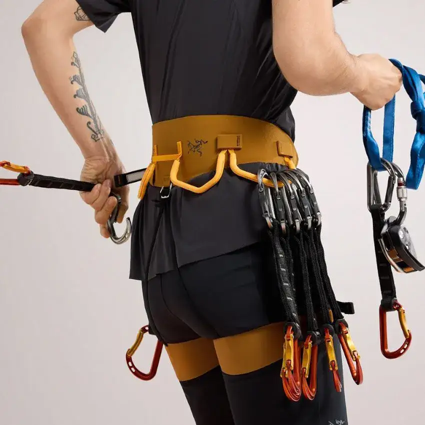 Arcteryx AR-385a Womens Climbing Harness - Yukon/Amaranthus - Image 5