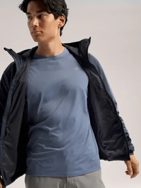 Arcteryx Atom Mens Hooded Jacket - Black Sapphire - Image 3