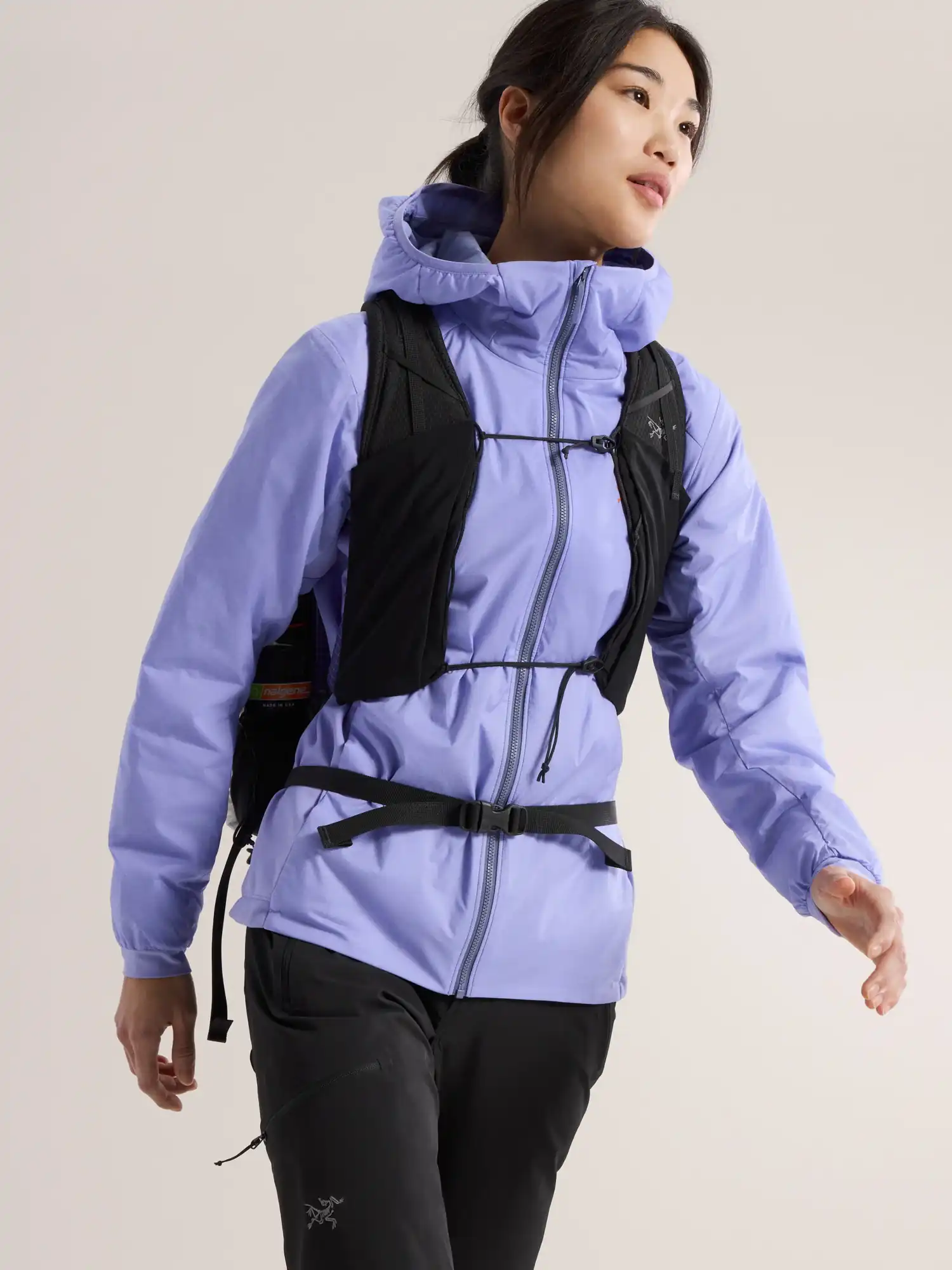 Arcteryx Atom Womens Hooded Jacket - Twilight Trail - Image 3