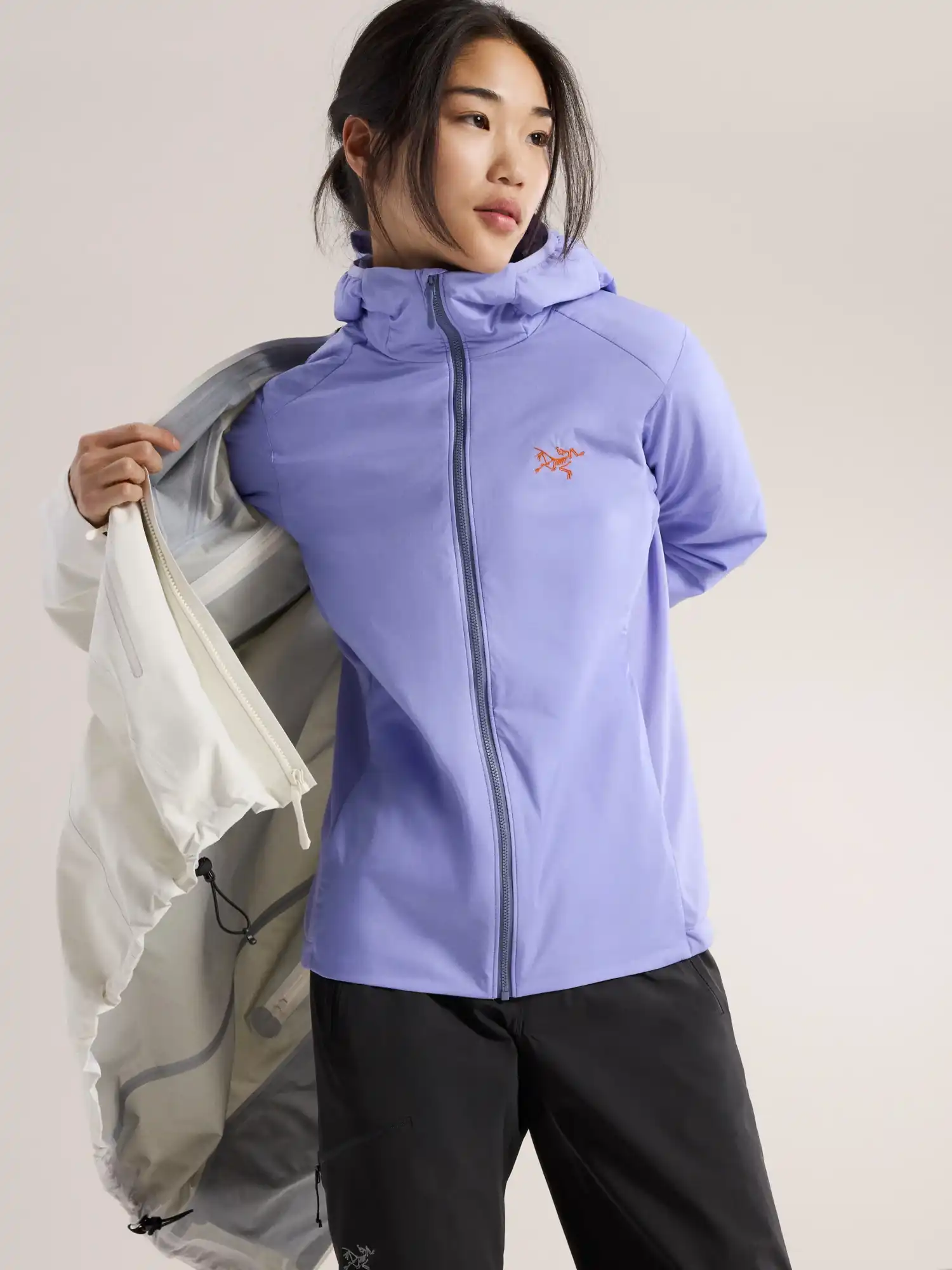 Arcteryx Atom Womens Hooded Jacket - Twilight Trail - Image 6