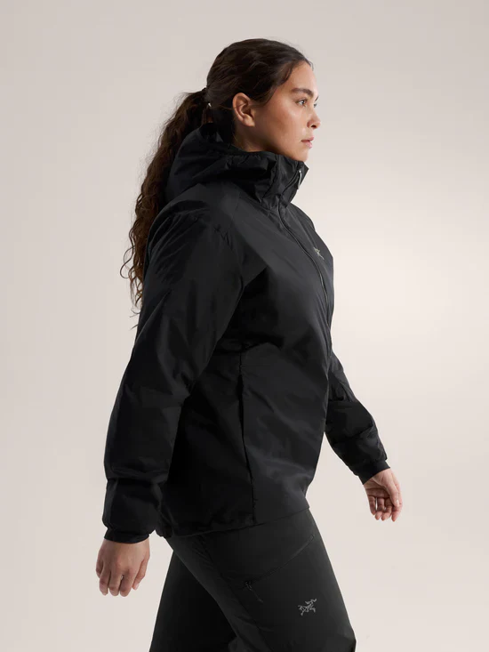 Arcteryx Atom Womens Hooded Jacket - Black - Image 4