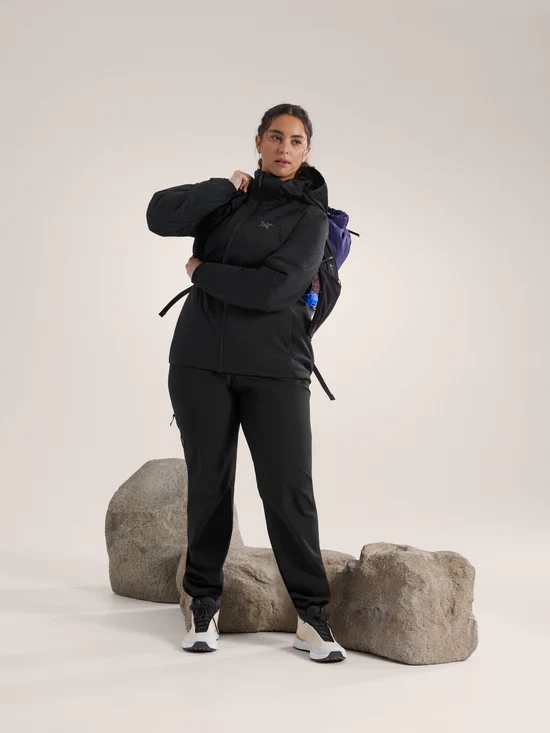 Arcteryx Atom Womens Hooded Jacket - Black - Image 5