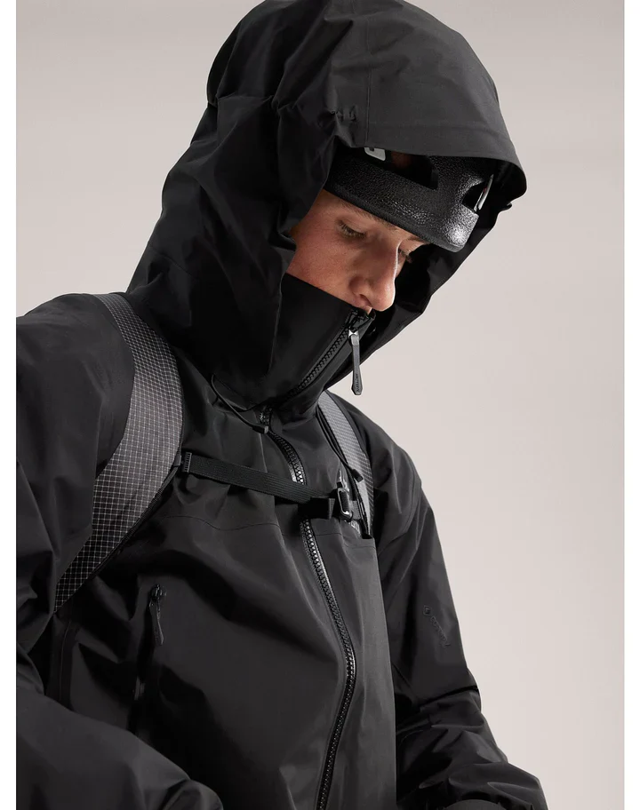 Arcteryx Beta AR Mens Hooded Jacket - Black - Image 5