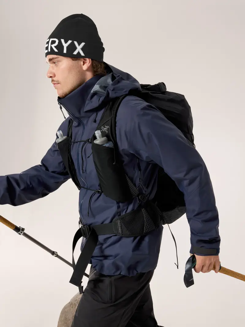 Arcteryx Beta AR Mens Hooded Jacket - Black Sapphire - Image 4