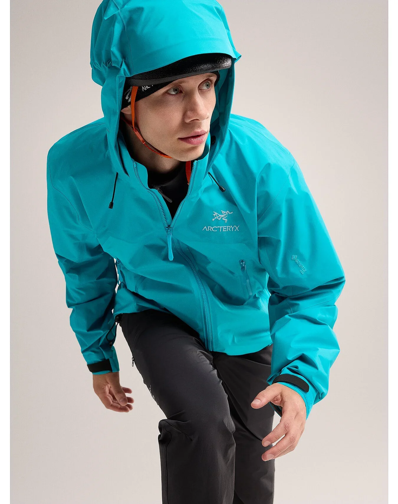 Arcteryx Beta AR Mens Hooded Jacket - Blue Tetra - Image 3