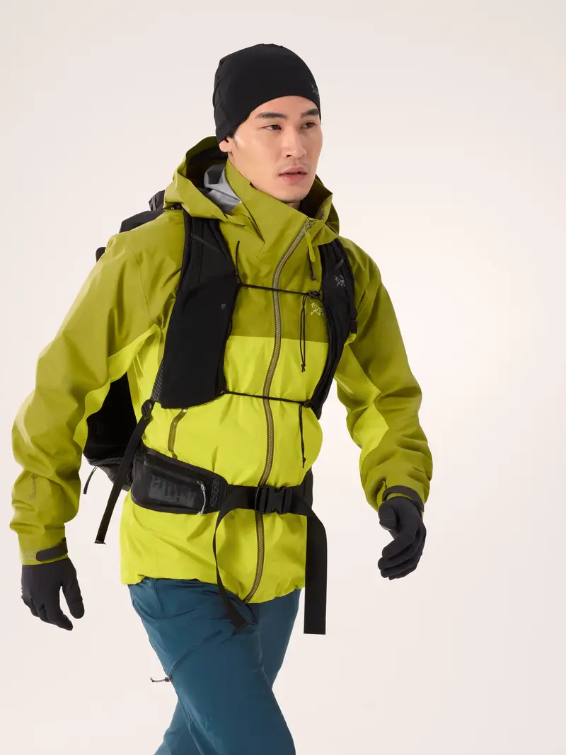 Arcteryx Beta AR Mens Hooded Jacket - Olive Moss/Euphoria - Image 3