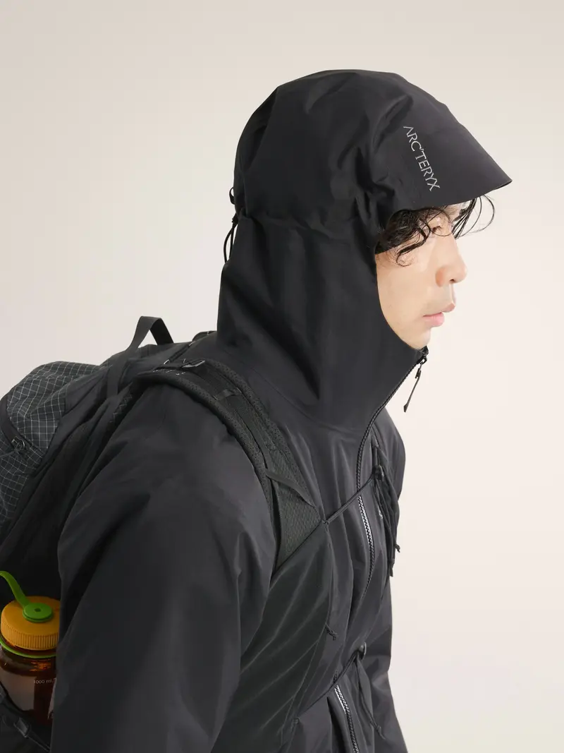 Arcteryx Beta Mens Hooded Jacket - Black - Image 5