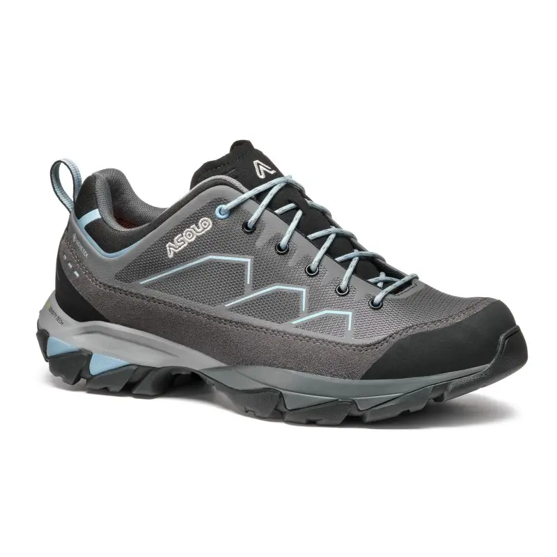 Asolo Acadia GTX Womens Hiking Shoe - Graphite/Sky Blue
