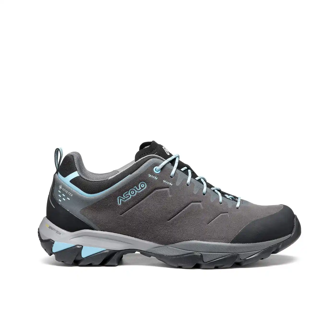 Asolo Acadia Leather GTX Womens Hiking Shoe - Graphite/Sky Blue - Image 2