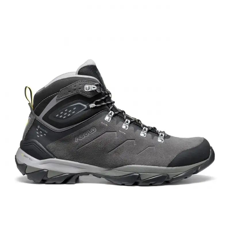 Asolo Acadia Mid Leather GTX Mens Hiking Boots - Graphite/Black - Image 2