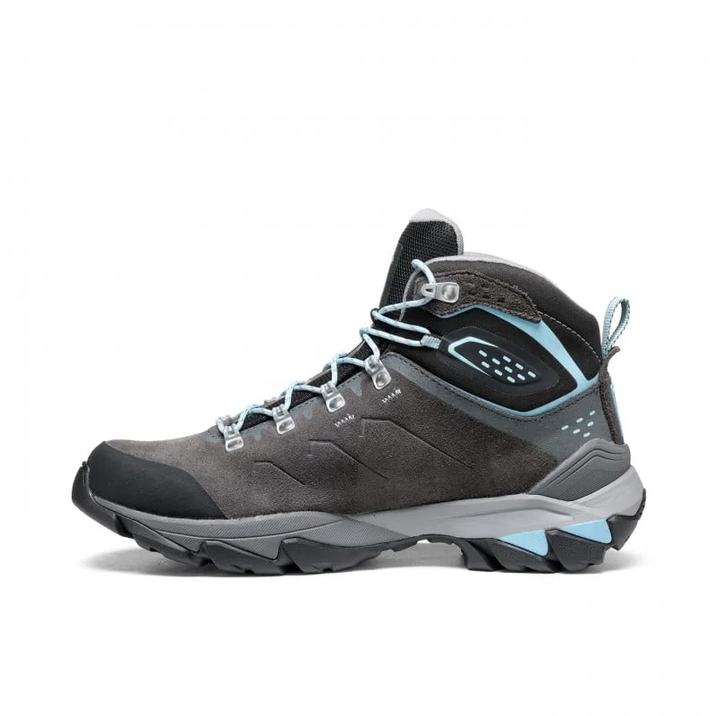Asolo Acadia Mid Leather GTX Womens Bunion Fit Hiking Boots - Graphite/Sky Blue - Image 4