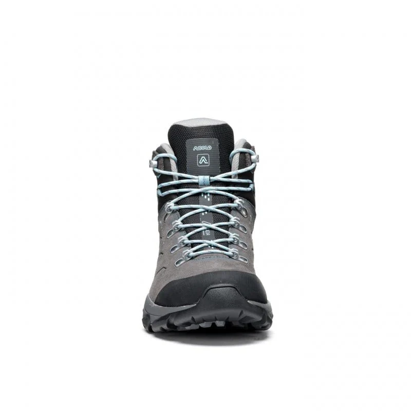Asolo Acadia Mid Leather GTX Womens Bunion Fit Hiking Boots - Graphite/Sky Blue - Image 5