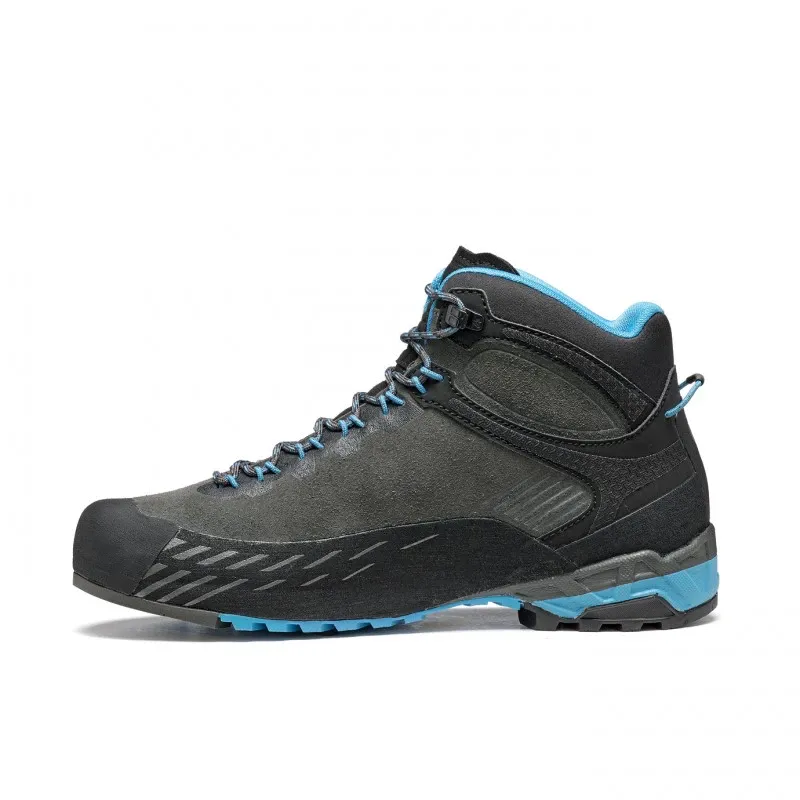 Asolo Eldo Mid Leather GV Womens Hiking Boot - Graphite/Blue Moon - Image 5