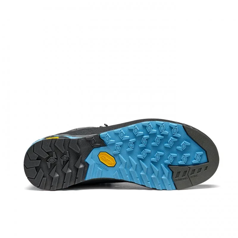 Asolo Eldo Mid Leather GV Womens Hiking Boot - Graphite/Blue Moon - Image 6