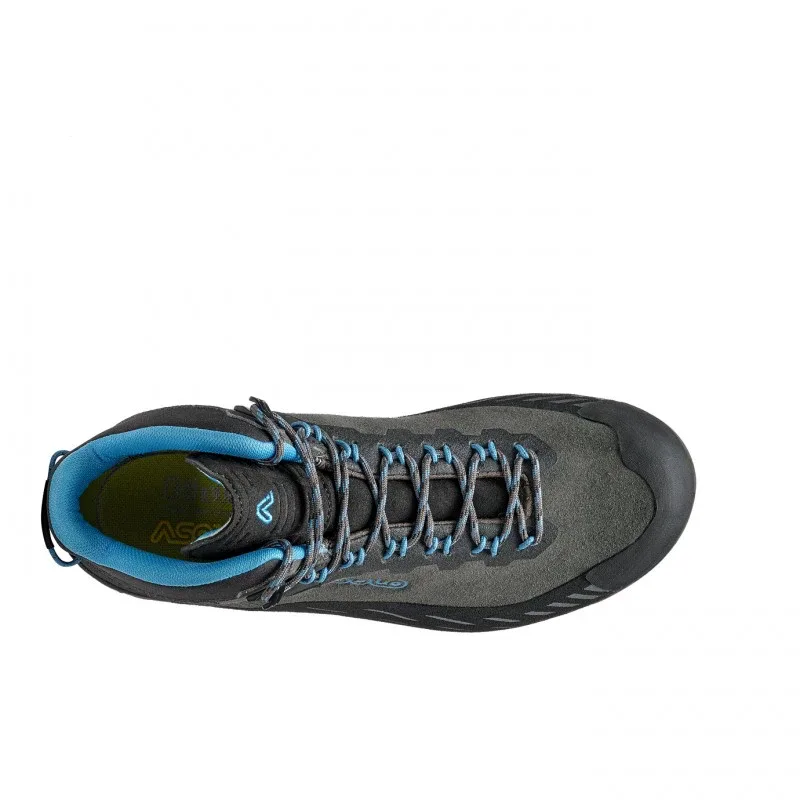 Asolo Eldo Mid Leather GV Womens Hiking Boot - Graphite/Blue Moon - Image 7