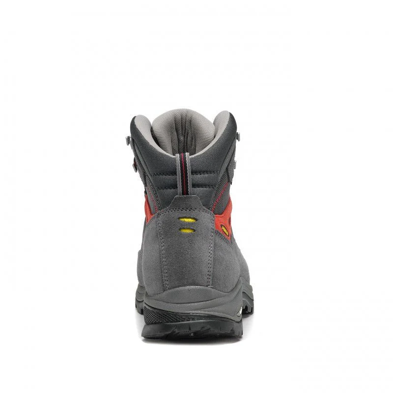 Asolo Finder GV ML Womens Hiking Boot - Grey/Gunmetal/Poppy Red - Image 4