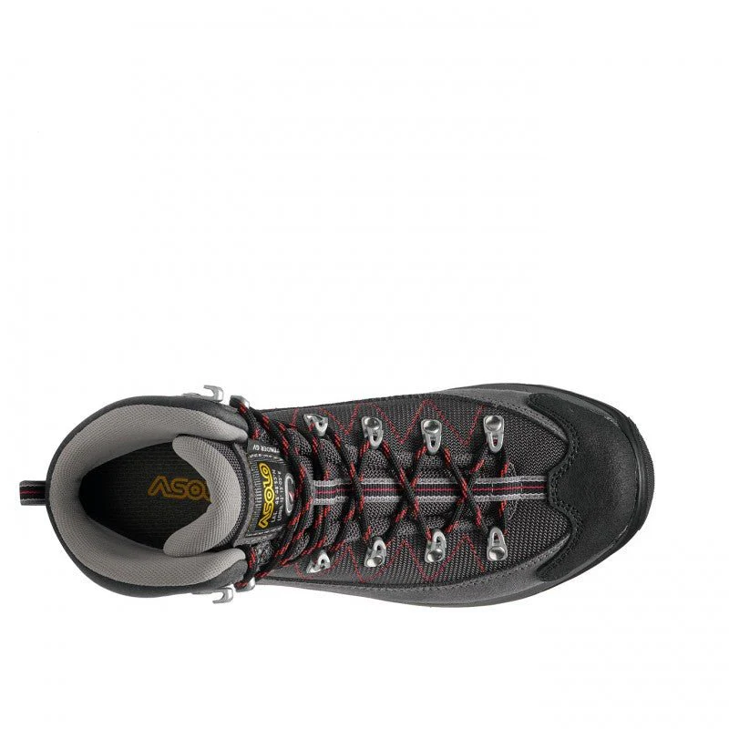 Asolo Finder GV ML Womens Hiking Boot - Grey/Gunmetal/Poppy Red - Image 7