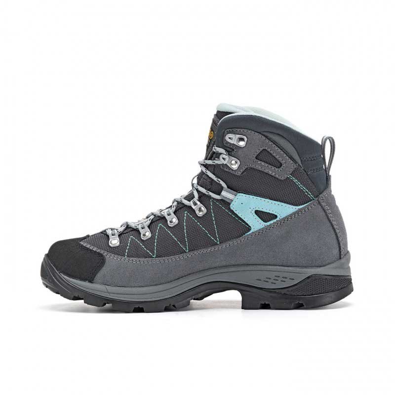 Asolo Finder GV Womens Hiking Boot - Grey/Gunmetal/Pool Side - Image 5