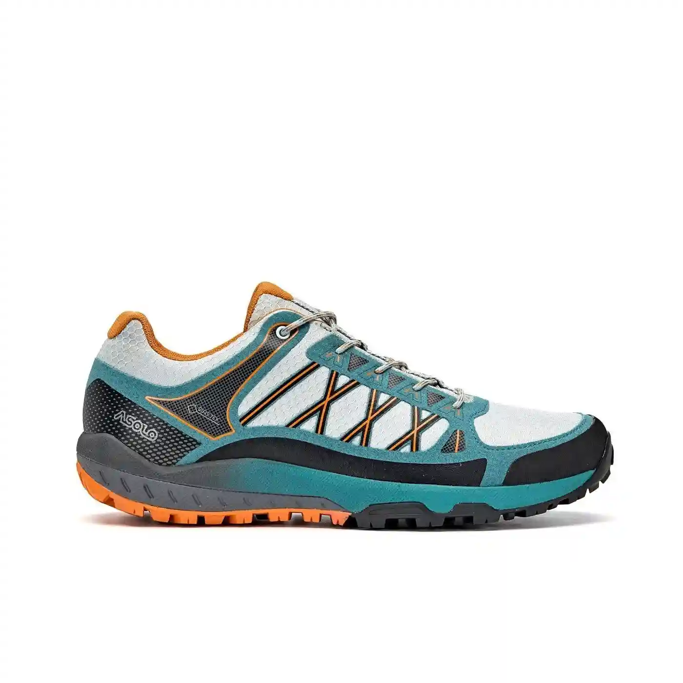 Asolo Grid GV Womens Hiking Shoe - Sky Grey/North Sea - Image 3