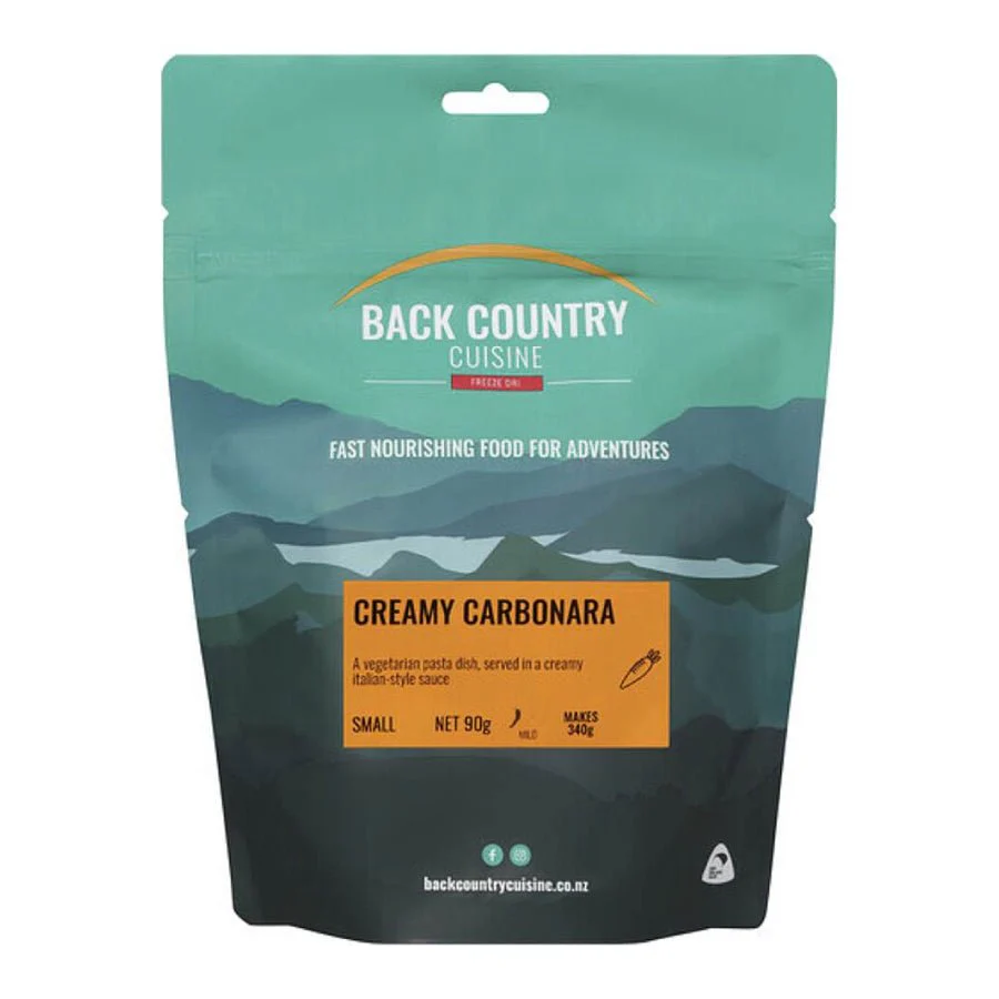 Back Country Cuisine Freeze Dried Food - Creamy Carbonara - Image 2