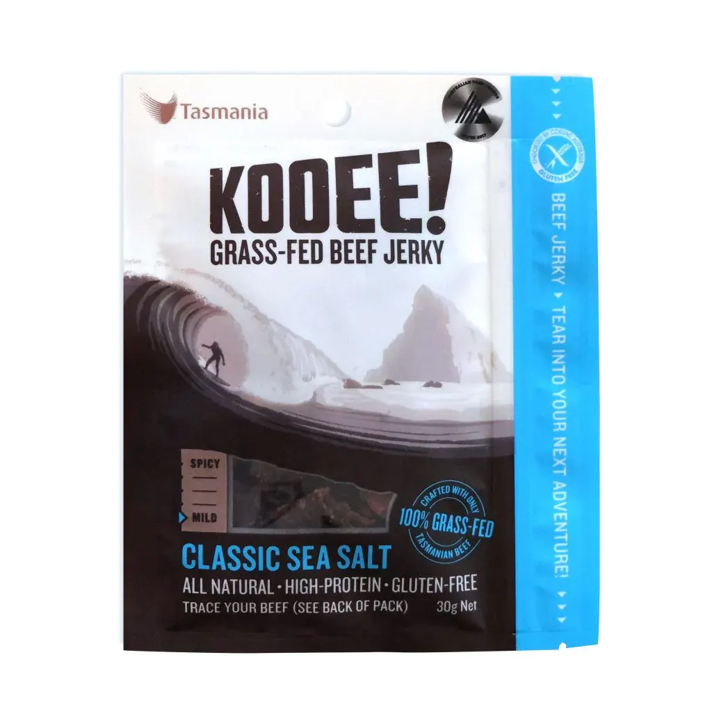 KOOEE! Classic Sea Salt Jerky - Single 30g