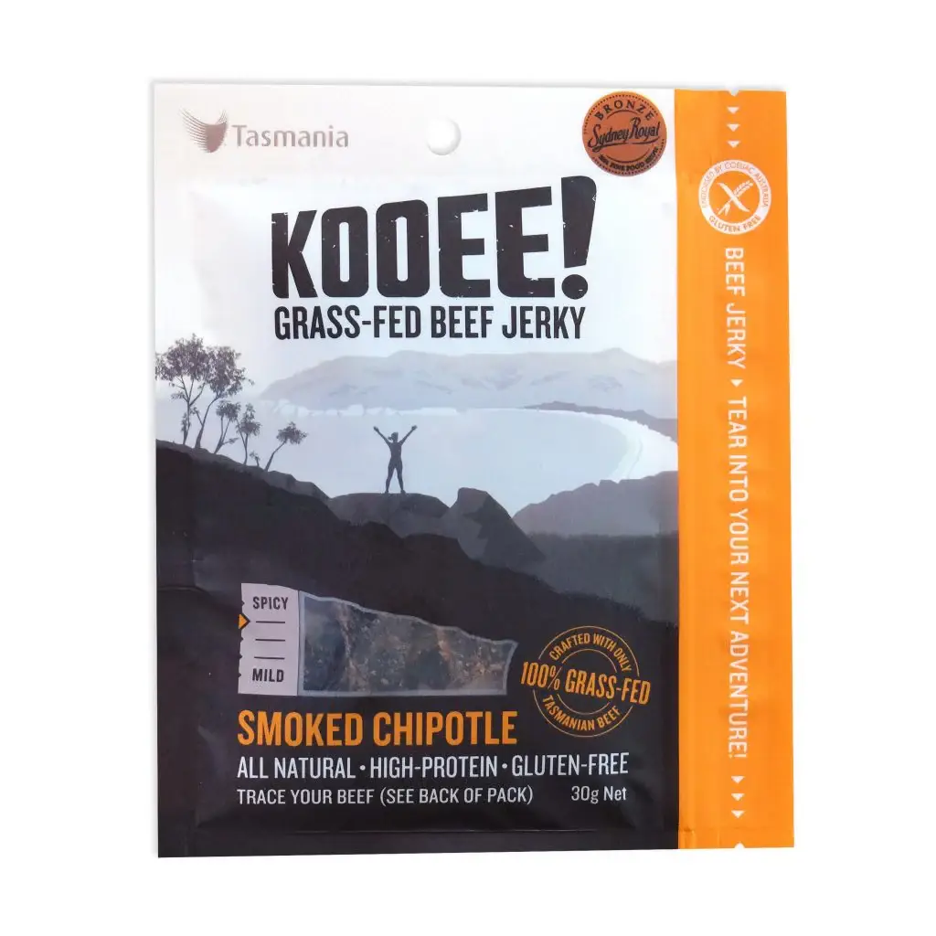KOOEE! Smoked Chipotle Jerky - Single 30g