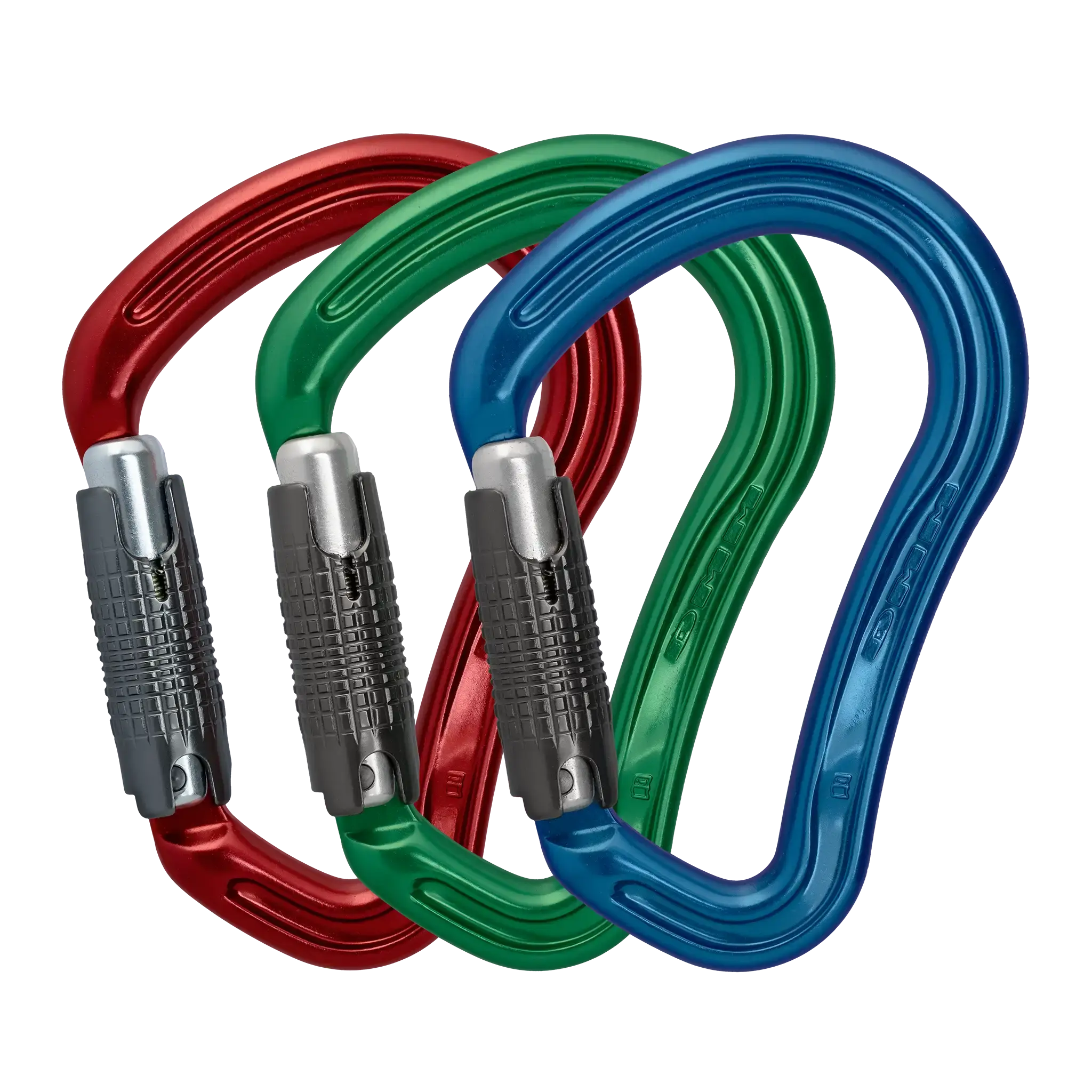 DMM 30kN Boa HMS Locksafe Climbing Carabiner - 3 Pack