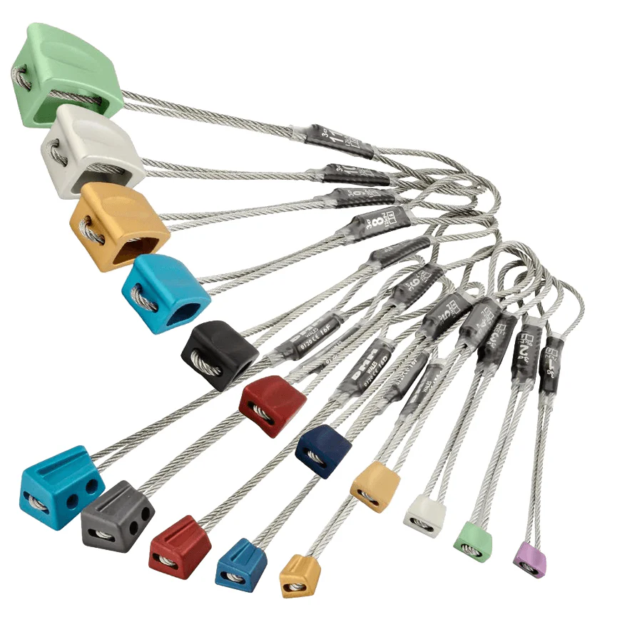 DMM Trad Climbing Wallnut 1-11 Alloy Offset Set 7-11