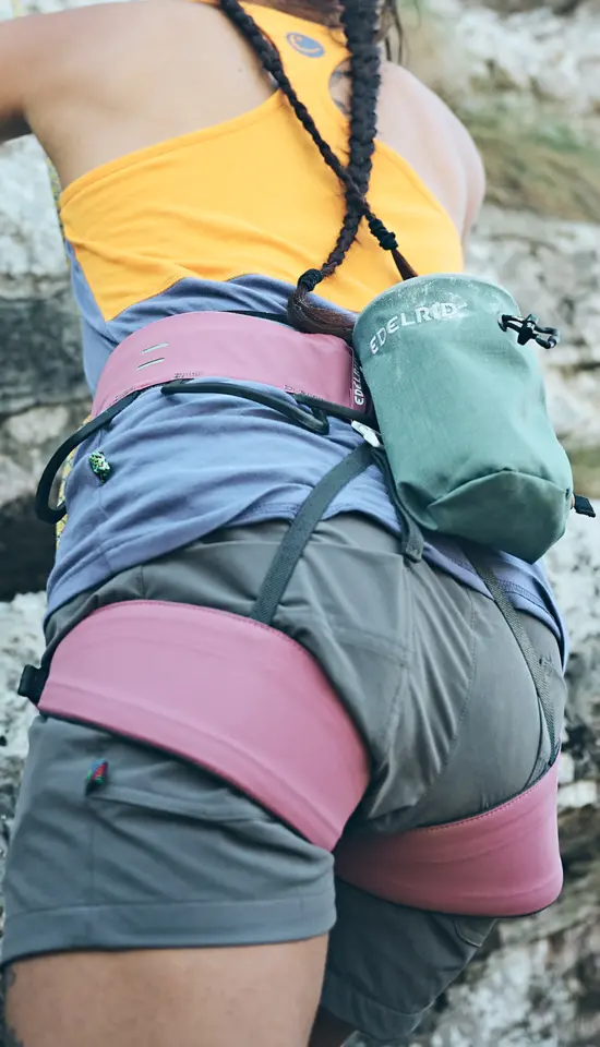 Edelrid Autana Climbing Harness - Raspberry - Image 3