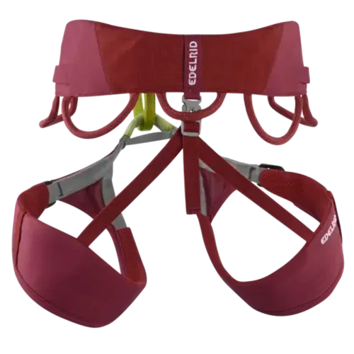 Edelrid Jayne IV Womens Climbing Harness - Rhubarb Red - Image 2