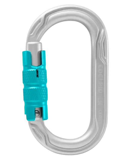 Edelrid Oval Power 2500 II Triple Lock Climbing Carabiner
