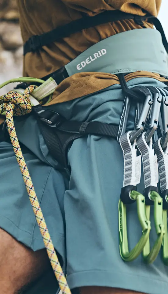 Edelrid Sendero II Climbing Harness - Mineral Blue - Image 4