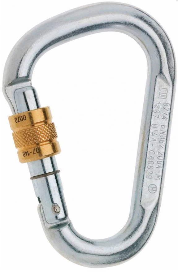 Edelrid Steel HMS Screw Gate Climbing Carabiner