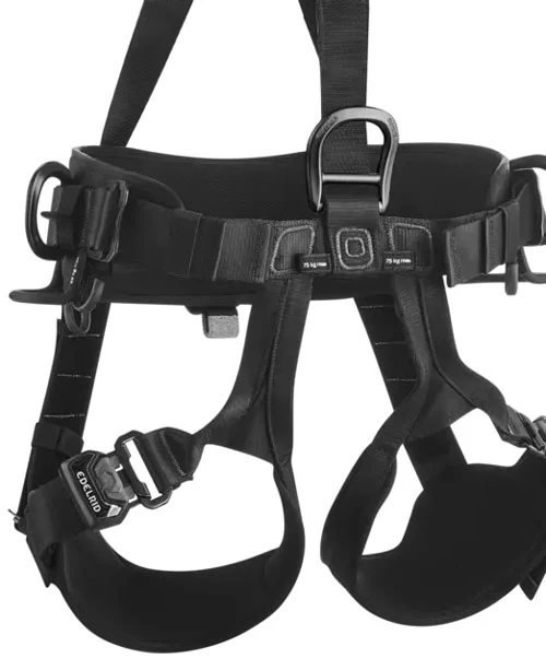 Edelrid Vertic Triple Lock II Industrial Body Harness - Black - Image 4