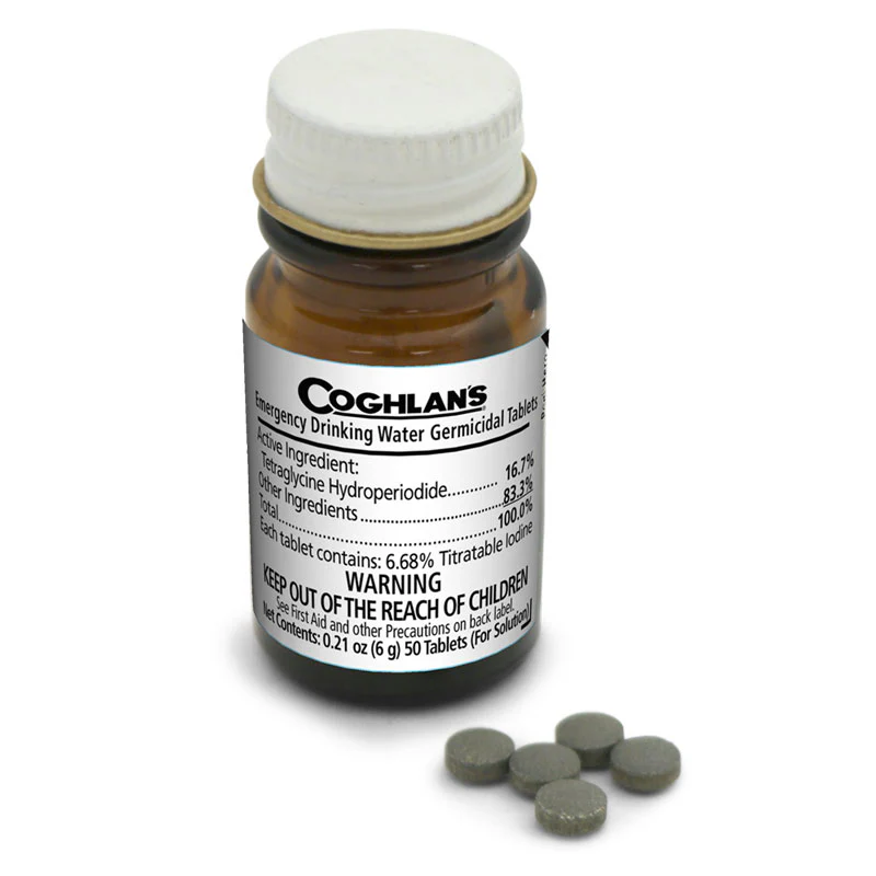Coghlans Emergency Drinking Water Tablets Water Disinfectant - Image 2