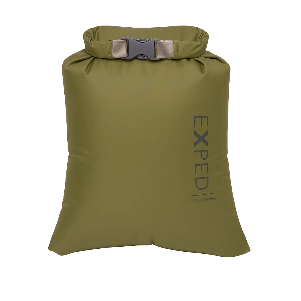 Exped Fold Dry Bag Olive Drab - XXSmall