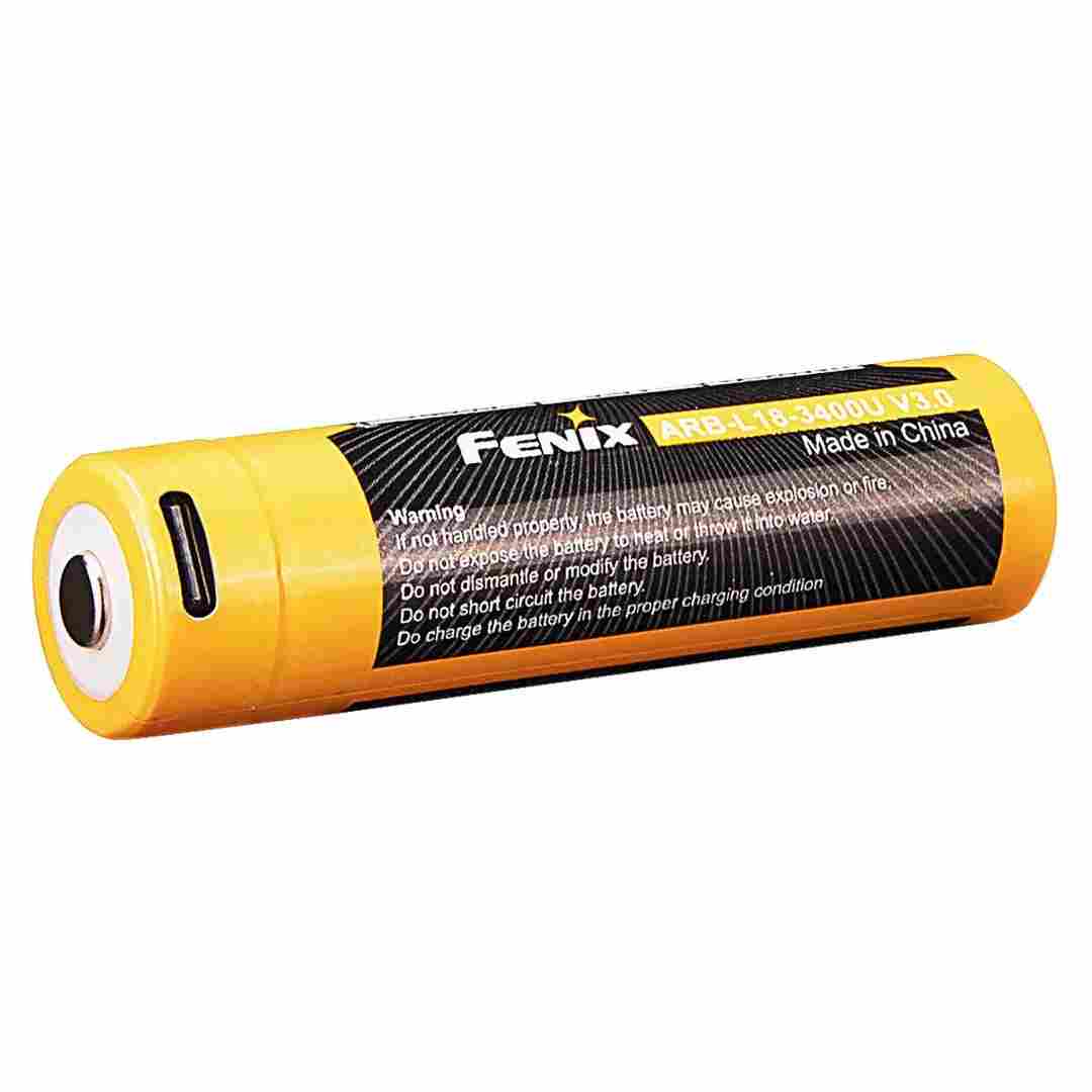 Fenix ARB-L18-3400U USB Charging 18650 Battery (3400mAh) - Image 2