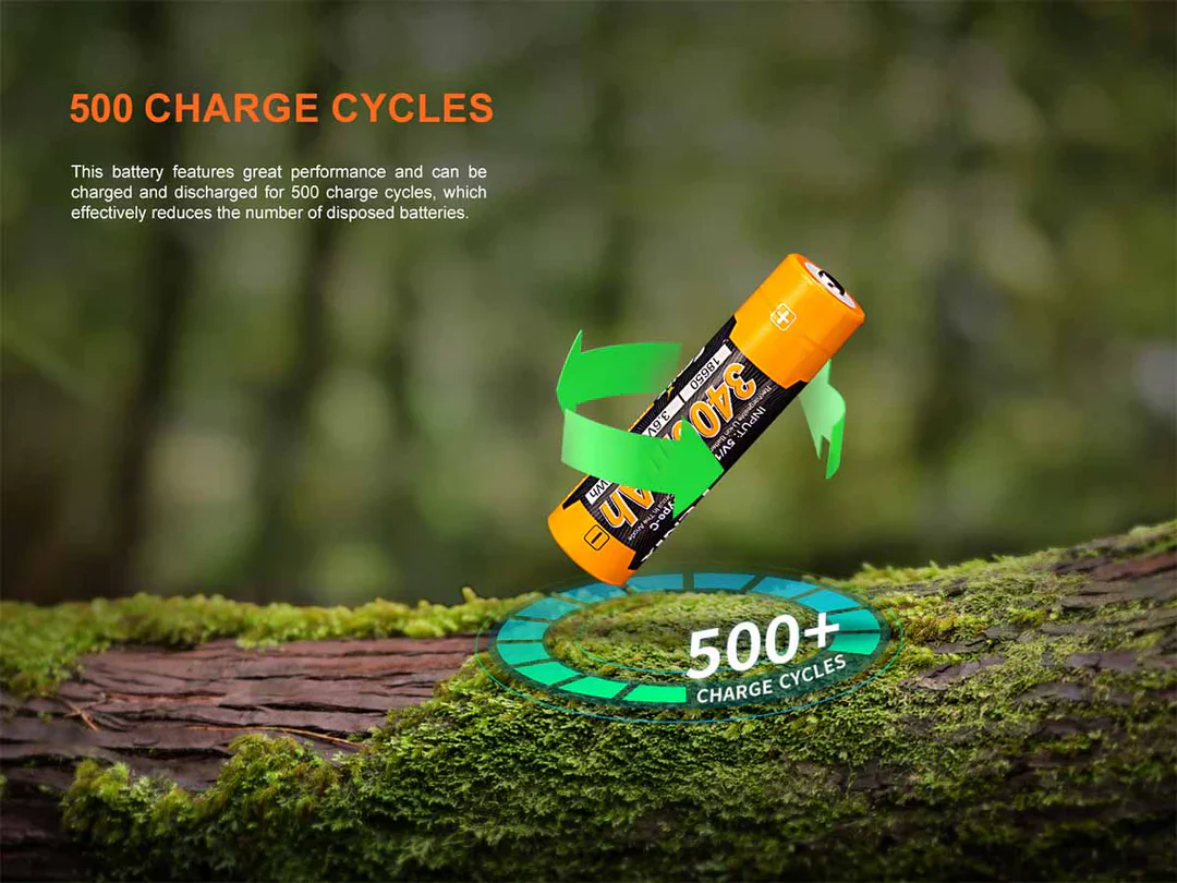 Fenix ARB-L18-3400U USB Charging 18650 Battery (3400mAh) - Image 6