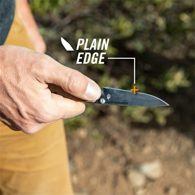 Gerber Zilch Folding Pocket Knife - Coyote Brown - Image 5
