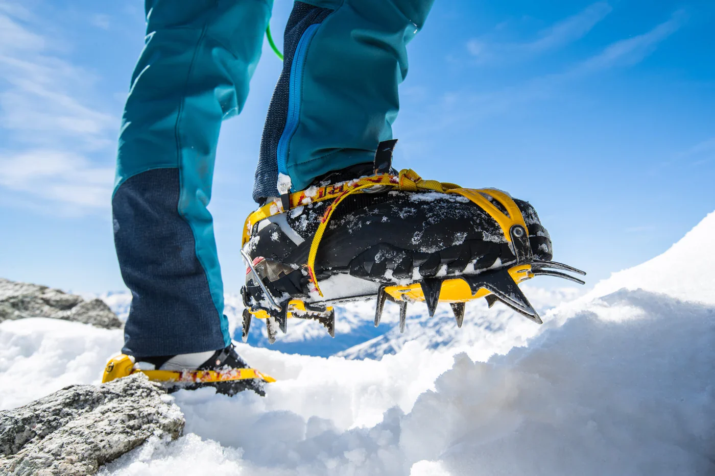 Grivel G12 DualMatic EVO with Antibott Mountaineering Crampons - Image 6