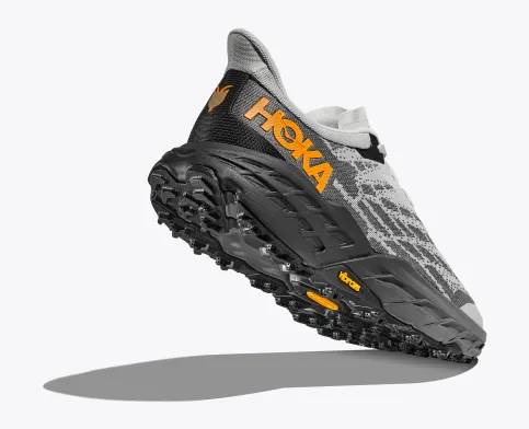 Hoka Speedgoat 5 Wide Mens Trail Running Shoe - Harbour Mist - Image 4
