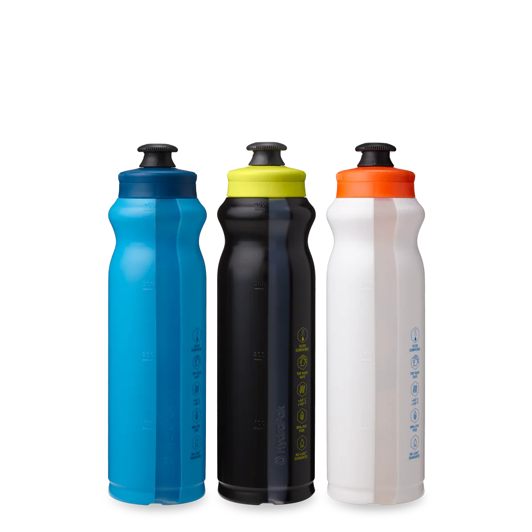 HydraPak Tempo 400ml Bottle - 3 pack - Image 2