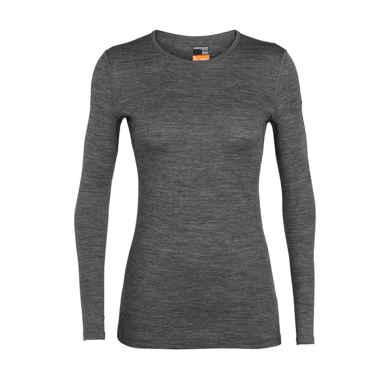 Icebreaker 200 Oasis Long Sleeve Crewe Womens Thermal Top - Image 4