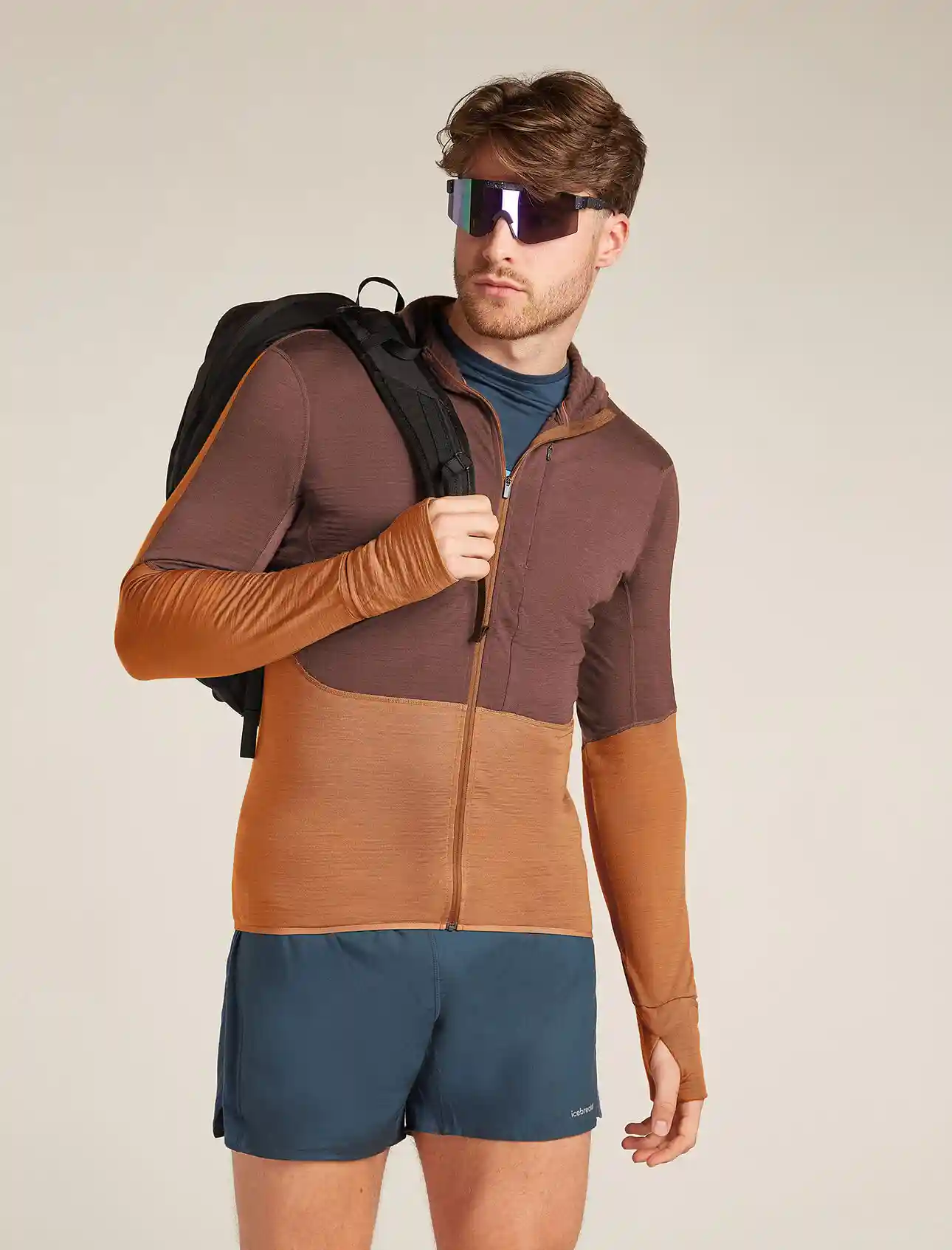 Icebreaker 200 Realfleece Descender Long Sleeve Mens Hooded Jacket - Image 4