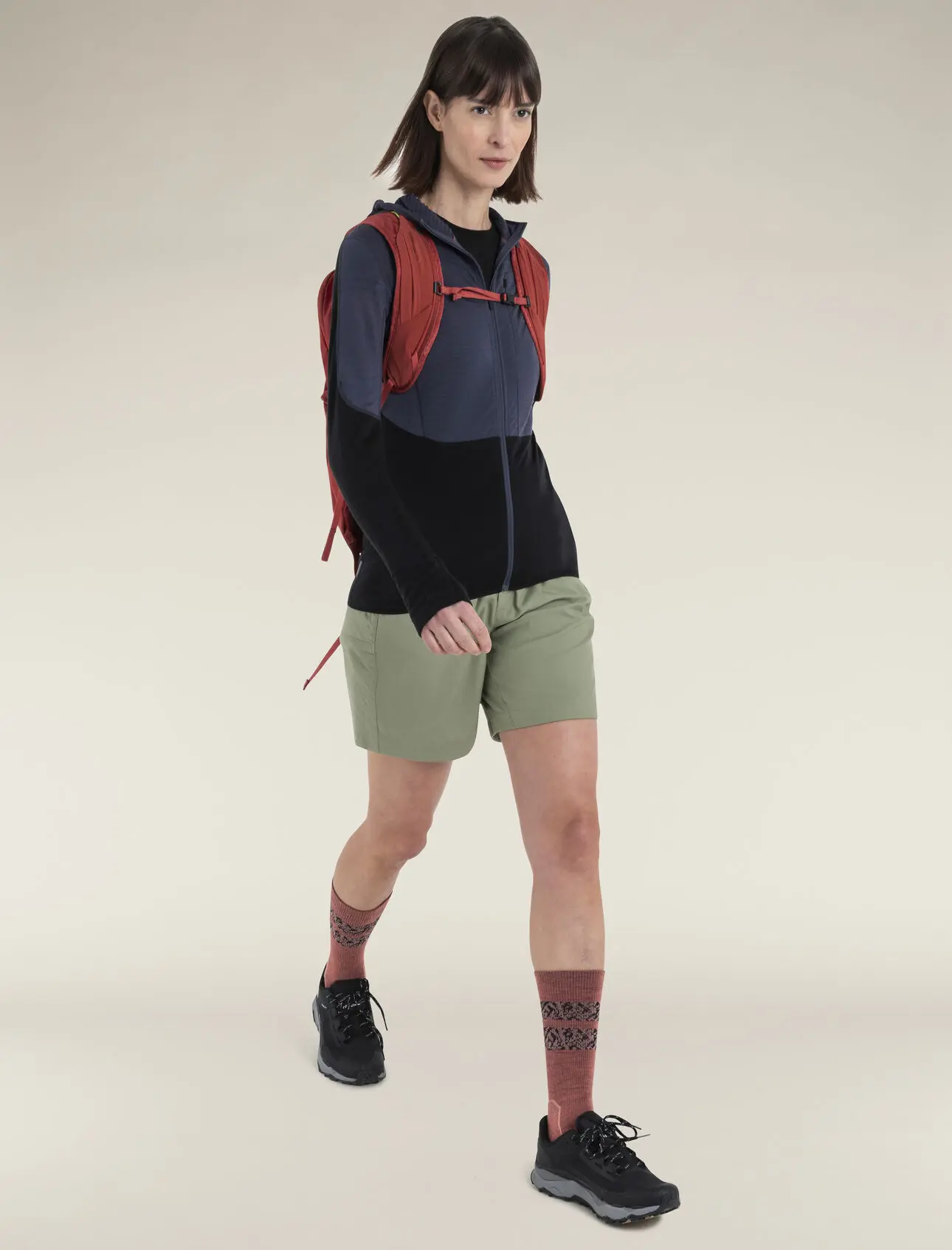 Icebreaker 200 Realfleece Descender Long Sleeve Womens Hooded Jacket - Image 4