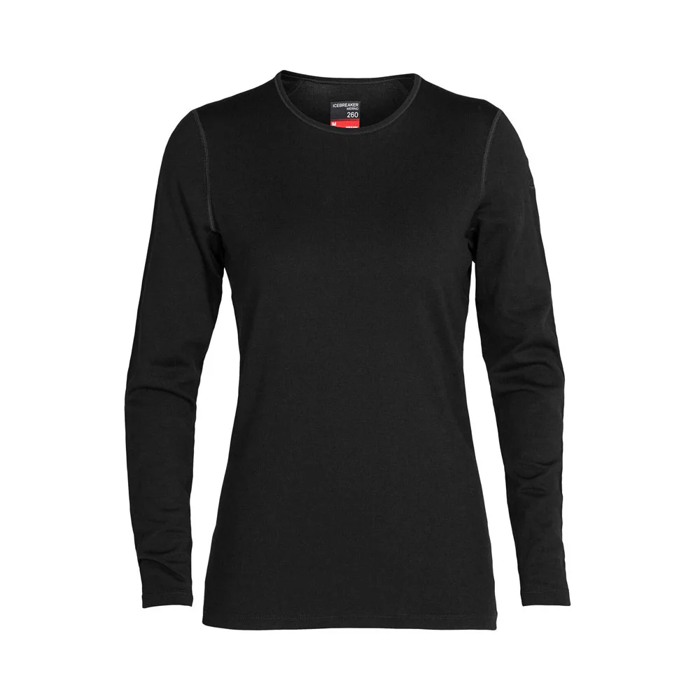 Icebreaker 260 Tech Long Sleeve Crewe Womens Thermal Top - Image 3