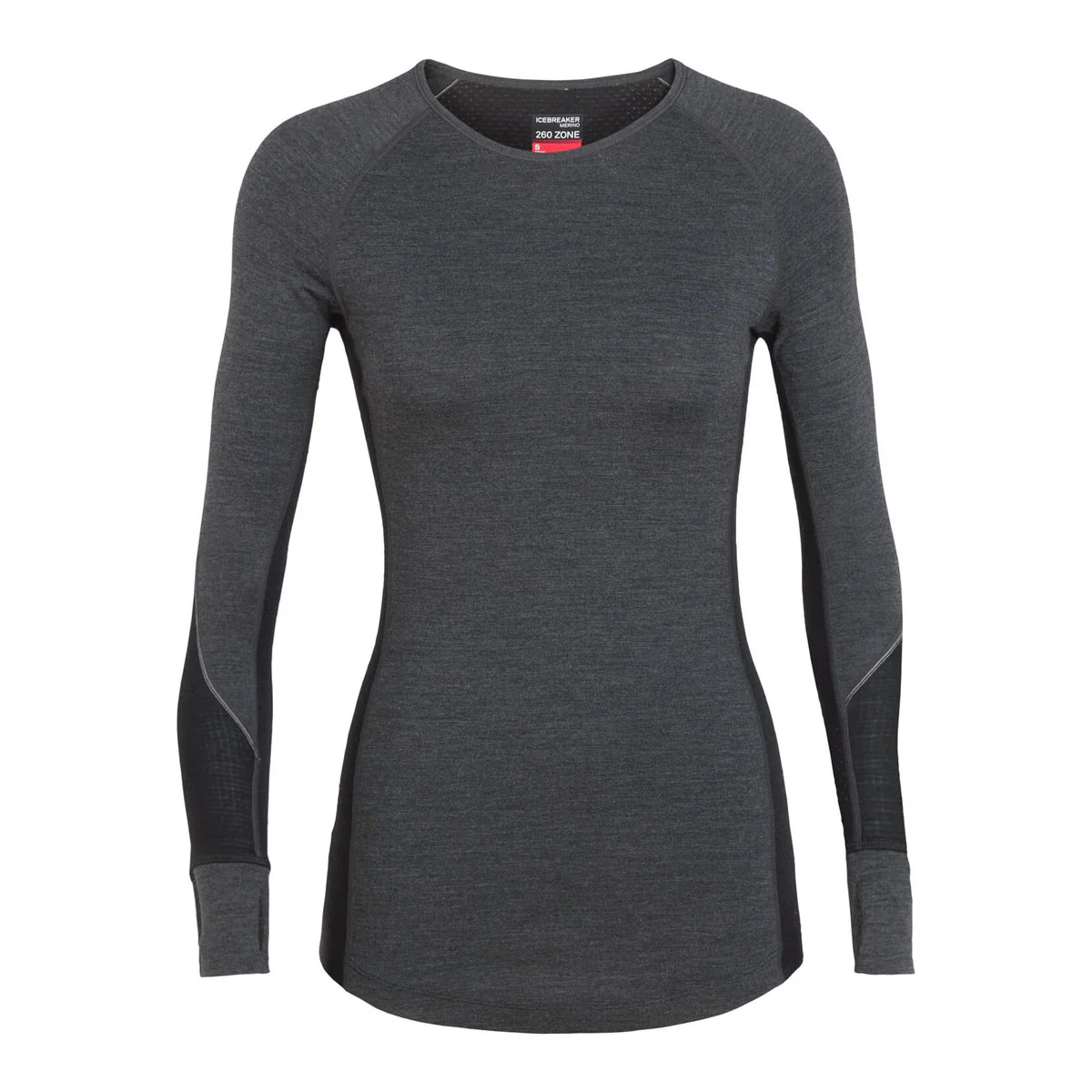 Icebreaker 260 ZoneKnit Long Sleeve Crewe Womens Thermal Top - Image 3